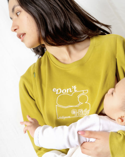 POLERA DE ALGODÓN EMBARAZO & LACTANCIA
